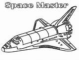 Space Spaceship sketch template