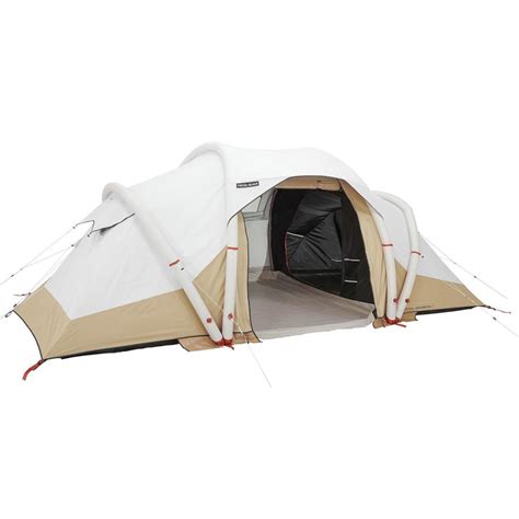 inflatable camping tent air seconds  freshblack  persons  bedrooms quechua decathlon