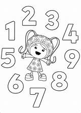 Umizoomi Team Coloring Pages Books Last sketch template
