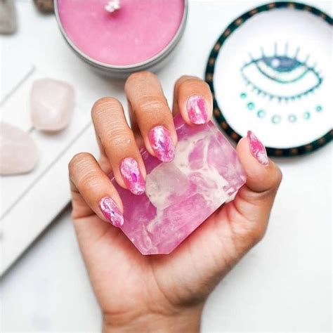 valley nails spirit science marble nails unconditional love