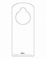 Hanger Blanks Surprising Doorknob Puertas Printables Mensajes Colgadores Everythingevilink sketch template
