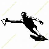 Clipart Wakeboard Wake Clipground Boarding Water sketch template