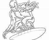 Surfer Silver Coloring Pages Surfing Character Printable Superheroes Getdrawings Ages Big Drawings Color Library Clipart Popular sketch template