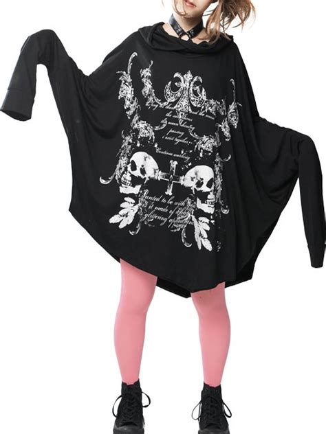 Sex Pot Revenge Mirror Skull Dolman Sleeve Shirt Tokyo Otaku Mode Tom