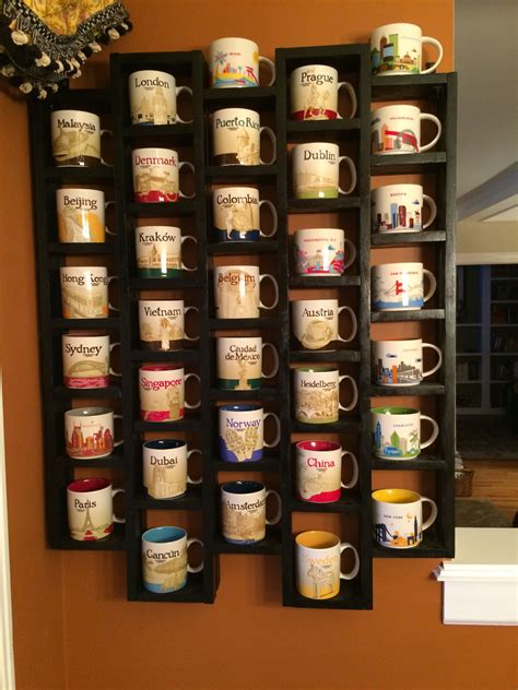 coffee mug display case coffee mug display rack  steps  pictures