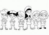 Coloring Scouts Pfadfinderin Coloring4free Scouting Ferb Phineas Kostenlos Miracle sketch template