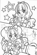 Pages Precure Coloring Princess Go Cure Pretty Twinkle Kirara Colouring Anime Princesses Fun Glitter Force Chúa Binh Chiến Công Lên sketch template