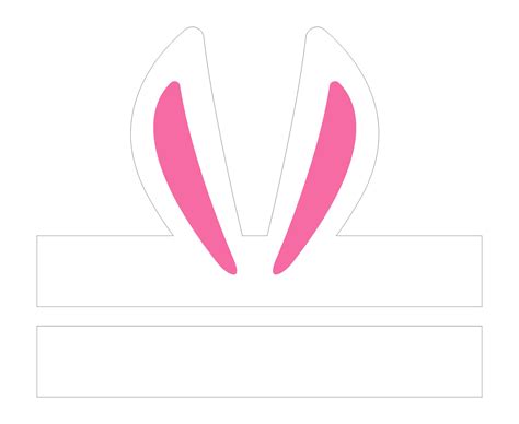 printable bunny ears template png simasbos