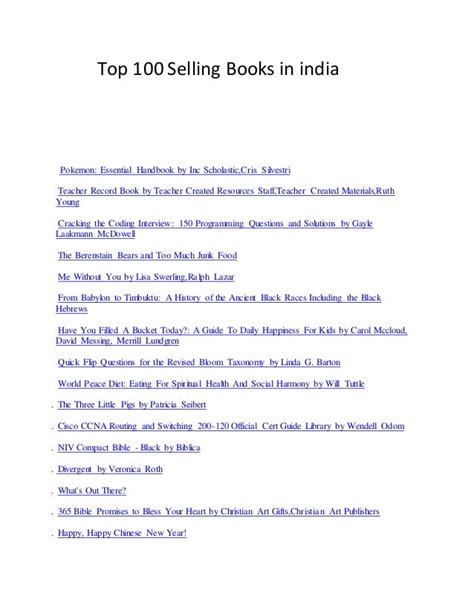 top  selling books  india