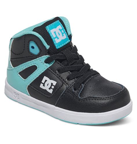 toddler rebound ul mid top shoes  dc shoes