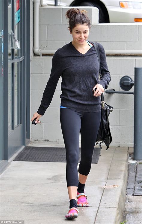Nikki Reed Wears Quirky Barefoot Trainers To Her Pilates Class Daily