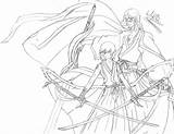 Yasuo Sword sketch template