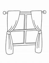 Window Coloring Pages Colouring Color Printable Drawing Drawings Okno Print Door Popular sketch template