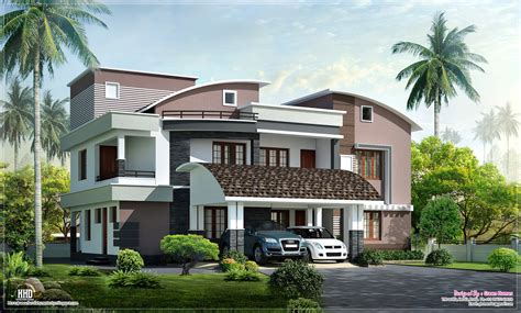 modern style luxury villa exterior design home kerala plans