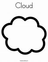 Cloud Coloring Clouds Template Printable Pages Kids Cloudy Weather Colouring Preschool Drawing Rain Sheet Printables Stratus Color Clipart Clipartbest Print sketch template