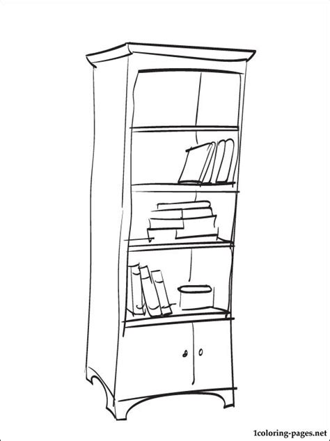 bookshelf drawing images     drawings