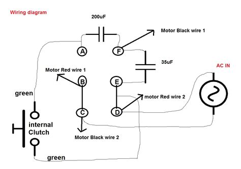 diagram potential relay start capacitor run motor  capacitor