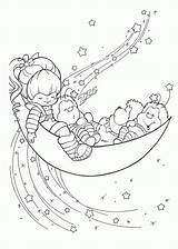 Coloring Rainbow Brite Pages Cute Printable Cartoons Colouring Sheets Coloringhome Kids Bright Books Print Adult Popular Colorare Choose Board Da sketch template