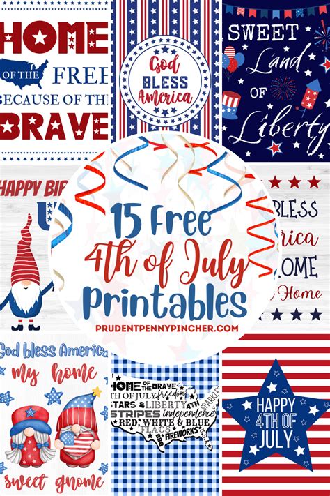 july printables prudent penny pincher