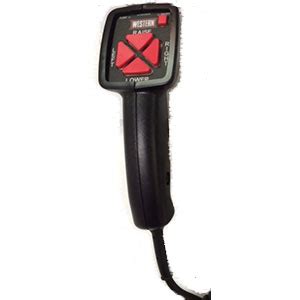 western  cab command hand held snow plow controller