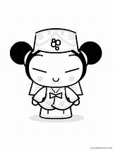 Coloring4free Pucca sketch template