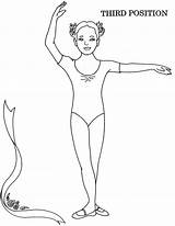 Coloring Dance Pages Jazz Ballet Position Sheet Dancer Moves Releve Drawing Positions Sheets Kids Beginners Color 3rd Dancers Popular Printable sketch template