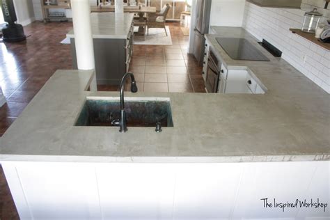 How To Do Poured Concrete Countertop Diy Hacking