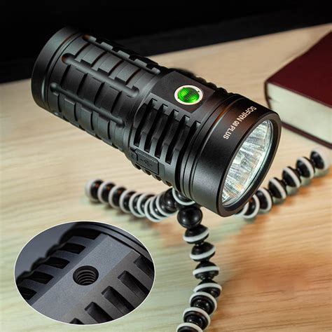 sofirn   ec powerful lm flashlight rechargeable anduril  led torch cree xhp