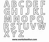 Alphabet Coloring Pages Printable Letters Letter Colouring Numbers Clipart Worksheets Book Print Printables Kindergarten Worksheet Sheets Sheet Az Through Visit sketch template