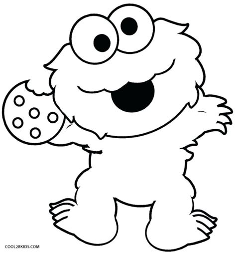cookie monster coloring page printable cookie monster coloring pages
