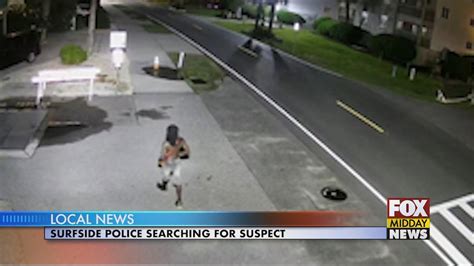 surfside police searching for burglary assault suspect wfxb