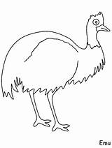 Emu Coloring Pages Australia Kids Printable Australian Map Print Book Bird Clipart April Flag Coloringpagebook Ages Saturday Updated Popular Easily sketch template