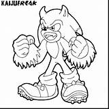 Sonic Coloring Pages Baby Getcolorings Characters Print Color sketch template