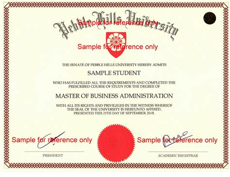 graduation degree certificate