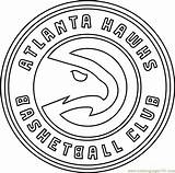 Hawks Atlanta Coloring Nba Pages Coloringpages101 Rockets Houston Printable Sports sketch template