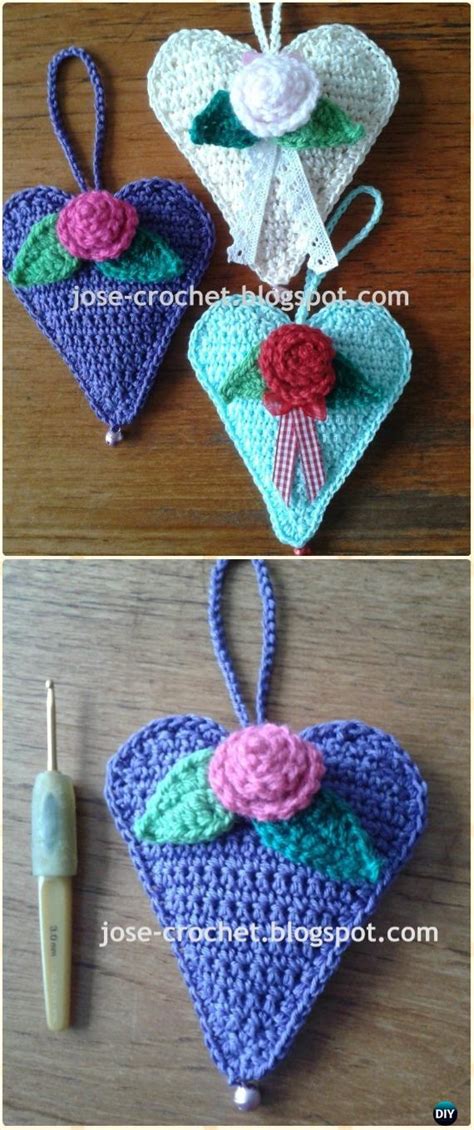 amigurumi crochet 3d heart free patterns perfect valentine t ideas