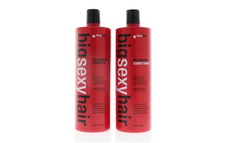 sexy hair big curly healthy soy volumizing shampoo and conditioner