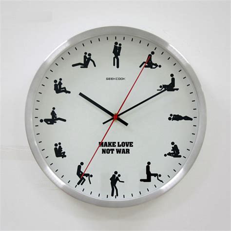 Sex Time Wall Clock Infmetry