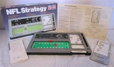 vintage nfl strategy football sports board game model   tudor