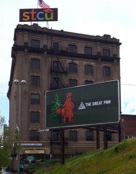 bear sex billboard in downtown spokane was a brief affair the spokesman review