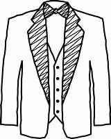 Tuxedo Outline Drawing Clipart Suit Jacket Stamp Wedding Getdrawings Rubber Stamps Stamptopia Webstockreview sketch template
