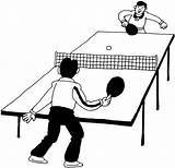 Ping Pong Tennis Colorear Paddles Tenis Pon Jugando Supercoloring Desenho Joga Garoto Hiclipart sketch template