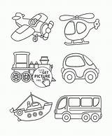 Transportation Coloring Pages Printable Vehicles Toddlers Transport Preschool Drawing Cars Printables Kids Color Sheets Toddler Book Print Colouring Vehicle Truck sketch template