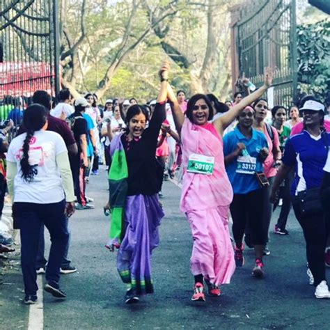 The Pinkathon Saree Runner Shares Her Love For The Graceful Attire