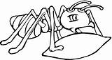 Coloring Hormigas Hormiga Ants Leaf Comiendo Coloringbay Bestcoloringpagesforkids sketch template