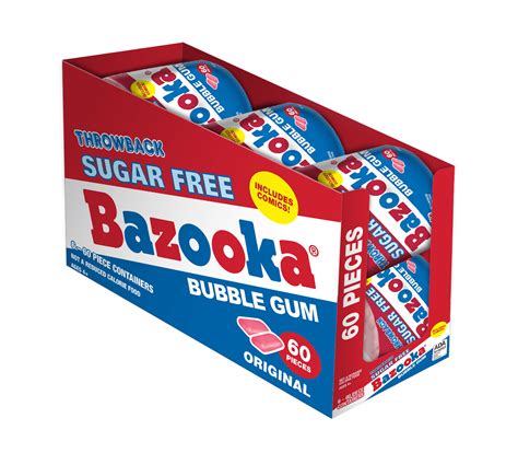 bazooka sugar  original bubble gum  pcs   cup  count walmartcom walmartcom