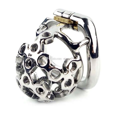 stone77 super short small male forced chastity cage device