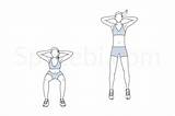 Exercise Squat Jump Illustrated Choose Squats Guide Board Workout sketch template