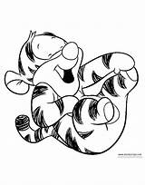 Tigger Pooh Winnie Piglet Tiger Getdrawings Disneyclips Paintingvalley Getcolorings Character sketch template