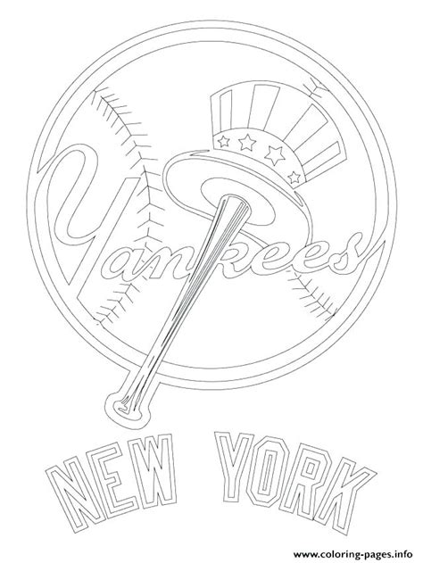 baseball logo coloring pages  getcoloringscom  printable